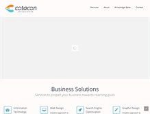 Tablet Screenshot of cotacon.com